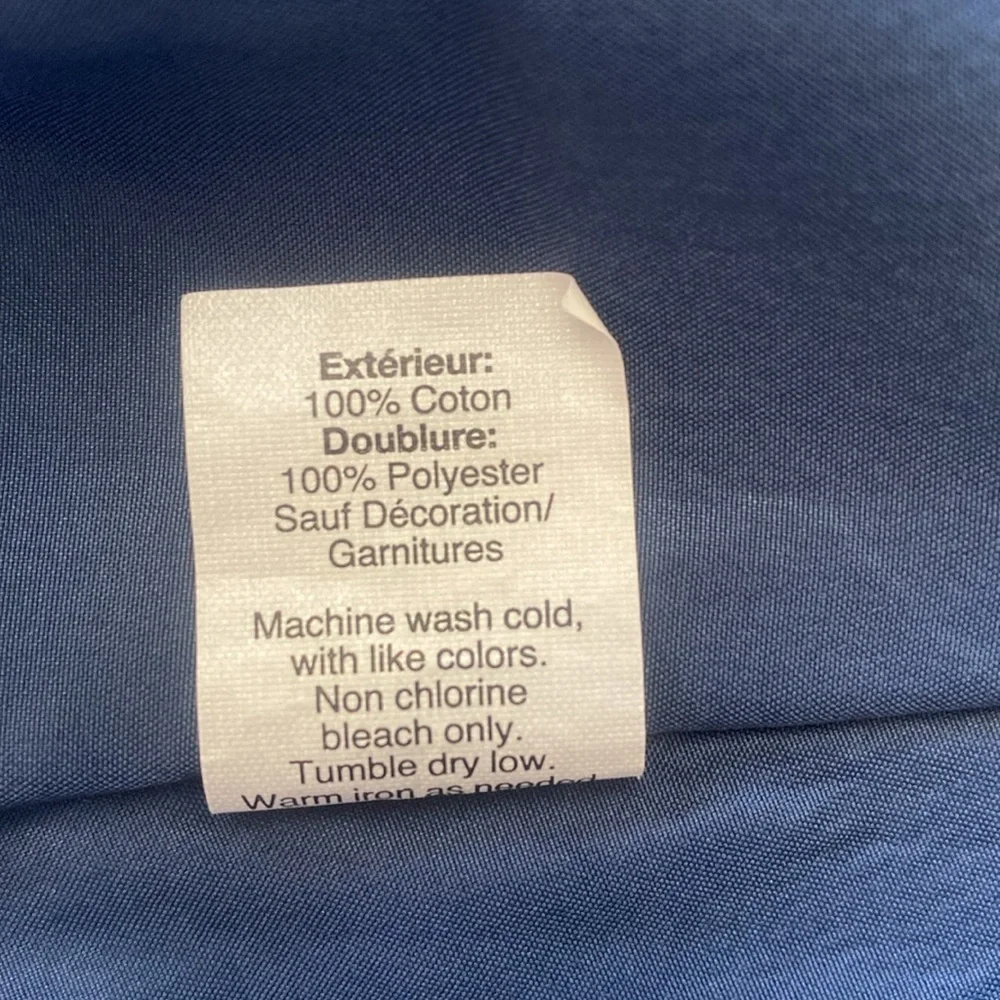 J. Crew Scalloped Chambray Blue Skirt Size 10